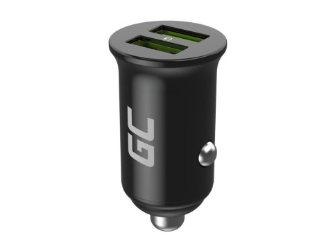 Green Cell GREEN CELL ŁADOWARKA SAMOCHODOWA GC POWERRIDE NANO36 36W 6A 2X USB-A