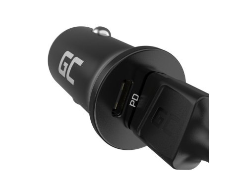 Green Cell GREEN CELL ŁADOWARKA SAMOCHODOWA GC POWERRIDE NANO38 38W 6A 1X USB-C 1X USB-A