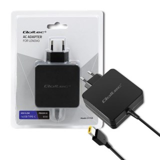 Qoltec QOLTEC ZASILACZ DO LENOVO | 65W | 20V | 3.25A | SLIM TIP
