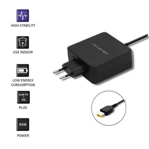 Qoltec QOLTEC ZASILACZ DO LENOVO | 65W | 20V | 3.25A | SLIM TIP