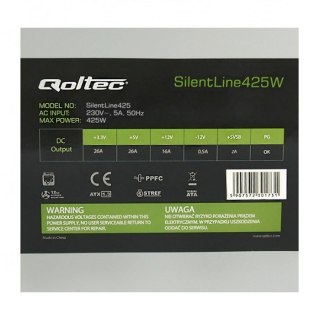 Qoltec Zasilacz Qoltec 02 ATX 425W BULK II (425 W; Pasywne; 120 mm)