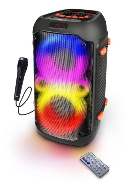 Esperanza ESPERANZA GŁOŚNIK BT FM LED RGB KARAOKE SINGER EP156 Esperanza ESPERANZA GŁOŚNIK BT FM LED RGB KARAOKE SINGER EP156