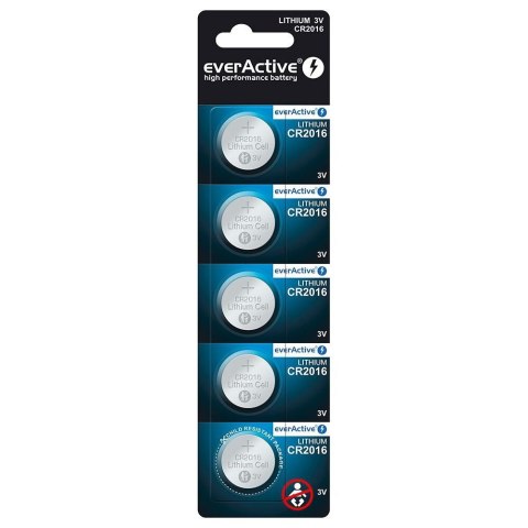 EverActive EVERACTIVE BATERIE LITOWE CR20165BL BLISTER- 5 SZT.