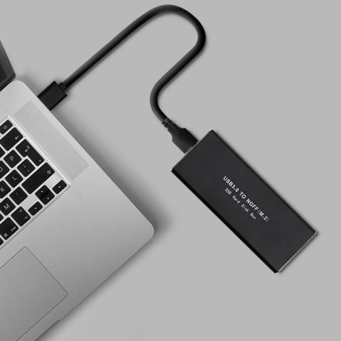 Qoltec QOLTEC OBUDOWA DO DYSKÓW SSD M.2 SATA | NGFF | USB 3.0 Qoltec QOLTEC OBUDOWA DO DYSKÓW SSD M.2 SATA | NGFF | USB 3.0