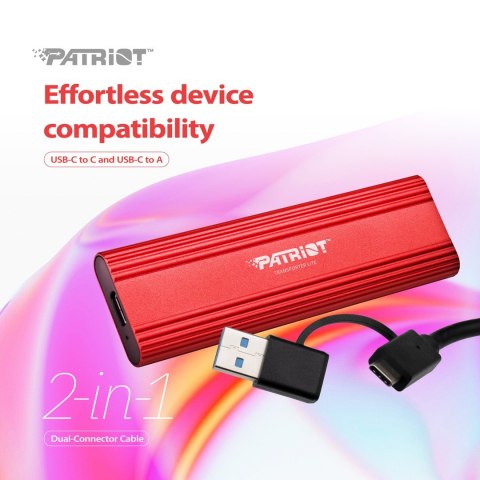 Patriot Memory Patriot Transporter LT 2TB USB3.2 Type-C SSD 1000 MB/s Aluminium