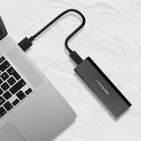 Qoltec QOLTEC OBUDOWA DO DYSKÓW KIESZEŃ M.2 SATA SSD | NGFF | USB TYP C Qoltec QOLTEC OBUDOWA DO DYSKÓW KIESZEŃ M.2 SATA SSD | NGFF | USB TYP C