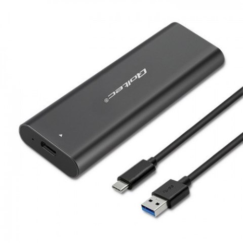 Qoltec QOLTEC OBUDOWA DO DYSKÓW KIESZEŃ M.2 SATA SSD | NGFF | USB TYP C Qoltec QOLTEC OBUDOWA DO DYSKÓW KIESZEŃ M.2 SATA SSD | NGFF | USB TYP C