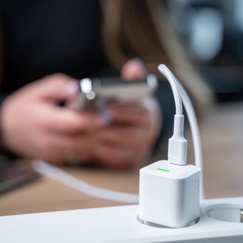 Green Cell GREEN CELL KABEL KABGC07W GC POWER STREAM USB-C - LIGHTNING 100CM (MFI CERTIFIED) BIAŁY Green Cell GREEN CELL KABEL KABGC07W GC POWER STREAM USB-C - LIGHTNING 100CM (MFI CERTIFIED) BIAŁY