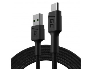 Green Cell GREEN CELL KABEL KABGC19 GC POWERSTREAM USB-A - USB-C 200CM, SZYBKIE ŁADOWANIE ULTRA CHARGE, QC 3.0