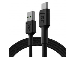 Green Cell GREEN CELL KABEL KABGC22 GC POWERSTREAM USB-A - USB-C 120CM, SZYBKIE ŁADOWANIE ULTRA CHARGE, QC 3.0