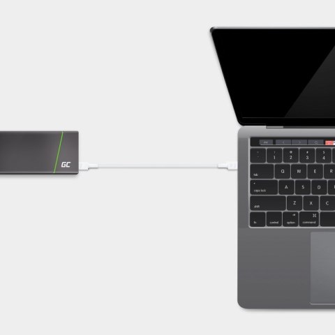 Green Cell GREEN CELL KABEL KABGC30W GC POWERSTREAM USB-C - USB-C 120CM, POWER DELIVERY 60W, ULTRA CHARGE, QC 3.0, BIAŁY Green Cell GREEN CELL KABEL KABGC30W GC POWERSTREAM USB-C - USB-C 120CM, POWER DELIVERY 60W, ULTRA CHARGE, QC 3.0, BIAŁY