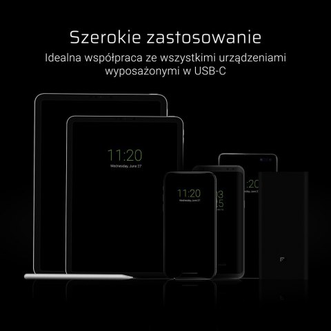 Green Cell GREEN CELL KABEL USB - USB-C 25CM QUICK CHARGE 3.0
