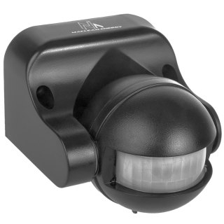Maclean MACLEAN CZUJNIK RUCHU PIR, PODCZERWIEŃ, IP44, SZARY, ZASIĘG 12M, MAX. OBCIĄŻENIE 800/1200W MCE358 GR