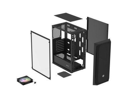 FURY FURY OBUDOWA KOMPUTEROWA FURY SHOBO RGB MIDI TOWER Z OKNEM CZARNA FURY FURY OBUDOWA KOMPUTEROWA FURY SHOBO RGB MIDI TOWER Z OKNEM CZARNA