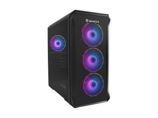 GENESIS Obudowa NATEC Genesis Irid 503 ARGB NPC-1559 (Micro ATX. Mini ITX; kolor czarny)