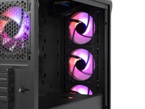 GENESIS Obudowa NATEC Genesis Irid 503 ARGB NPC-1559 (Micro ATX. Mini ITX; kolor czarny)