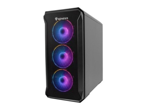 GENESIS Obudowa NATEC Genesis Irid 503 ARGB NPC-1559 (Micro ATX. Mini ITX; kolor czarny)