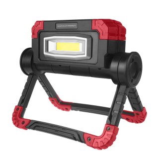 Maclean MACLEAN LAMPA ROBOCZA WARSZTATOWA LED COB 300 LM, 3 TRYBY ŚWIECENIA, ZASILANIE 4XAA, TEMP. BARW.6500K MCE439