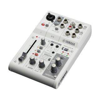 Yamaha Yamaha AG03 MK2 biały - 3-kanałowy mikser do streamingu na żywo z interfejsem audio USB