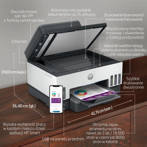 Hewlett-Packard Urządzenie wielofunkcyjne HP Smart Tank 790 4WF66A