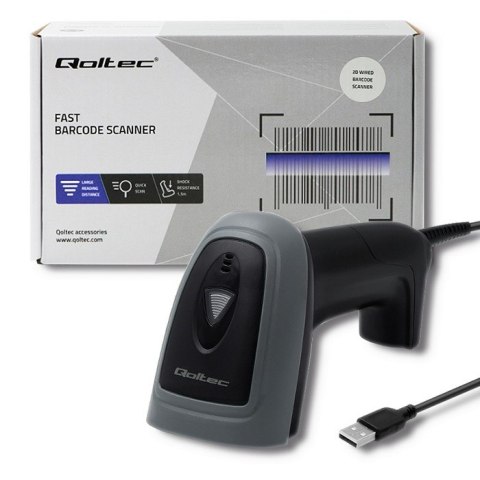 Qoltec QOLTEC CZYTNIK KODÓW KRESKOWYCH 1D I 2D | USB Qoltec QOLTEC CZYTNIK KODÓW KRESKOWYCH 1D I 2D | USB