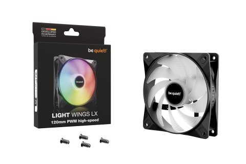 BE QUIET! WENTYLATOR BE QUIET! Light Wings LX 120mm PWM high-speed