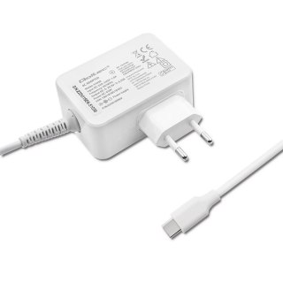 Qoltec QOLTEC ZASILACZ SIECIOWY 65W | 5-20.3V | 2-3.25A | USB TYP C | PD | BIAŁY