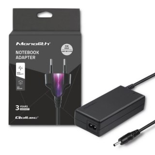 Qoltec Zasilacz Qoltec 51508.45W do notebooka Asus (19 V; 2,37 A; 45W; 3 mm x 1 mm)