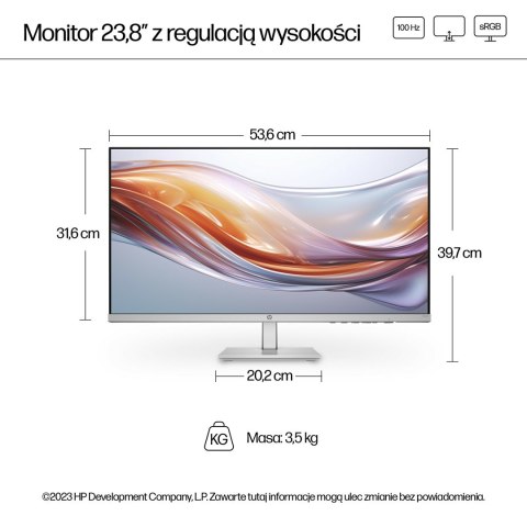 Hewlett-Packard MONITOR HP LED IPS 23,8" 524sh (94C19E9) 100Hz