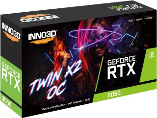 INNO3D Karta graficzna INNO3D GeForce RTX 3050 TWIN X2 OC 8GB GDDR6