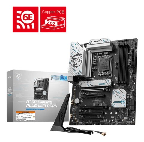 MSI Płyta główna MSI B760 GAMING PLUS WIFI DDR4 MSI Płyta główna MSI B760 GAMING PLUS WIFI DDR4
