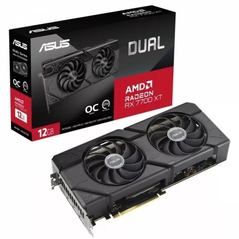ASUS Karta graficzna ASUS Dual Radeon RX 7700 XT OC 12GB GDDR6