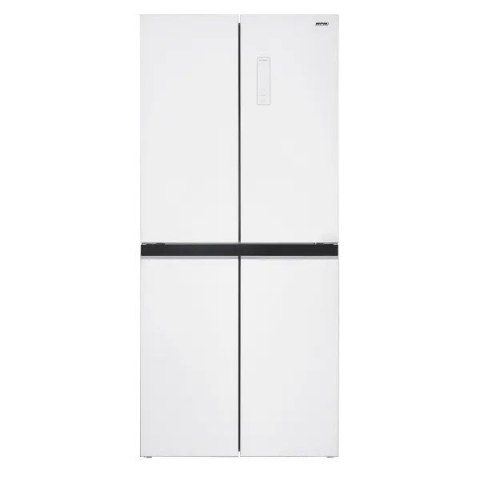 MPM Lodówka z zamrażalnikiem dolnym Multi Door Total Full No Frost MPM-434-SBF-08 białe szkło