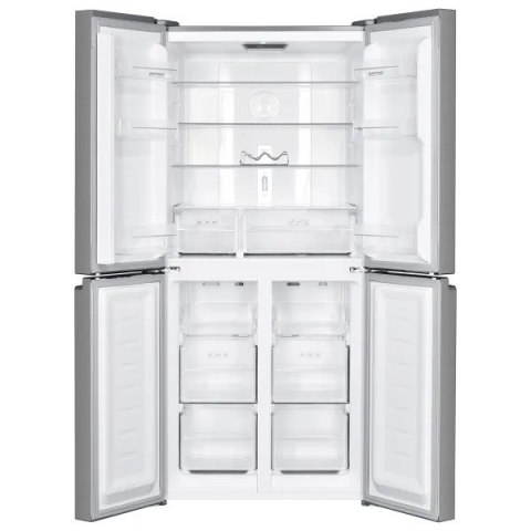MPM Lodówka z zamrażalnikiem dolnym Multi Door Total Full No Frost MPM-434-SBF-08 białe szkło