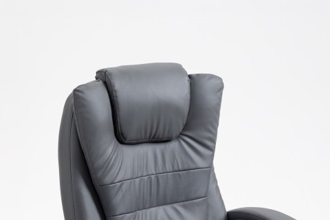 Activejet Fotel biurowy z masażem, podgrzewany ACTIVEJET YK7304 szary