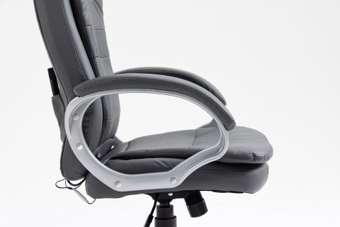 Activejet Fotel biurowy z masażem, podgrzewany ACTIVEJET YK7304 szary