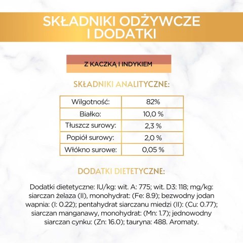 PURINA NESTLE Gourmet Gold mokra karma dla kota z kaczką i indykiem 85g