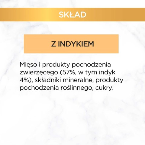 PURINA NESTLE PURINA Gourmet Gold Mus z indykiem - mokra karma dla kota - 85 g
