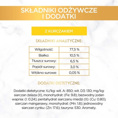 PURINA NESTLE PURINA Gourmet Gold Mus z kurczakiem - mokra karma dla kota - 85g