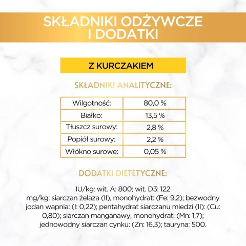 PURINA NESTLE PURINA Gourmet Gold Succulent Delights Kurczak - mokra karma dla kota - 85g