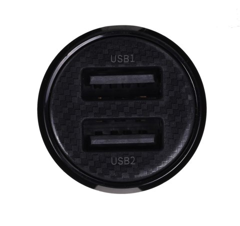 Baseus BASEUS ŁADOWARKA SAMOCHODOWA 2X USB 4.8A (CZARNA)