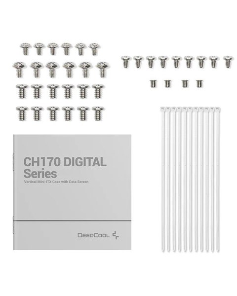 DEEPCOOL Obudowa DeepCool CH170 DIGITAL WH DEEPCOOL Obudowa DeepCool CH170 DIGITAL WH