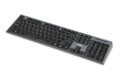 IBOX Zestaw klawiatura + mysz IBOX DESKTOP PRO KIT IKMS606W (USB 2.0; (US); kolor czarny; optyczna; 1200 DPI)