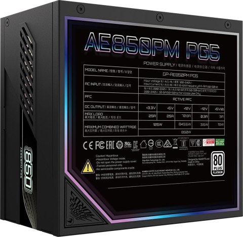 Gigabyte Zasilacz Gigabyte Aorus Elite Platinum ATX 3.1 850W