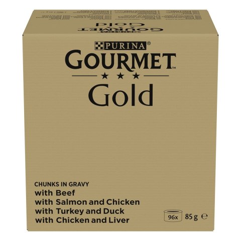 PURINA NESTLE PURINA GOURMET GOLD Kawałki w sosie 96x85g PURINA NESTLE PURINA GOURMET GOLD Kawałki w sosie 96x85g
