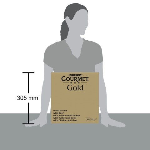 PURINA NESTLE PURINA GOURMET GOLD Kawałki w sosie 96x85g PURINA NESTLE PURINA GOURMET GOLD Kawałki w sosie 96x85g