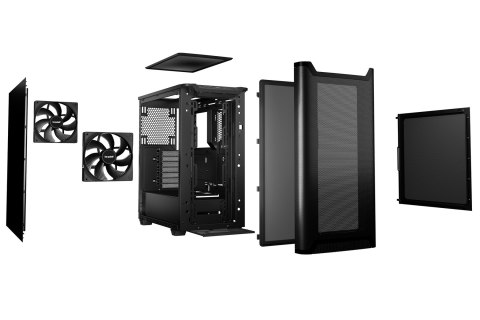 BE QUIET! OBUDOWA BE QUIET! PURE BASE 501 Airflow Black