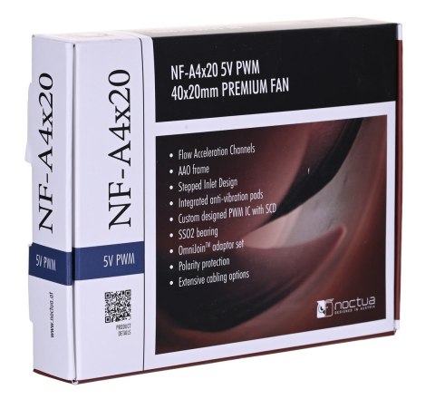 Noctua Wentylator NOCTUA NF-A4X20 40x20 mm PWM 5V Noctua Wentylator NOCTUA NF-A4X20 40x20 mm PWM 5V