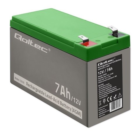 Qoltec Akumulator żelowy Qoltec 53030