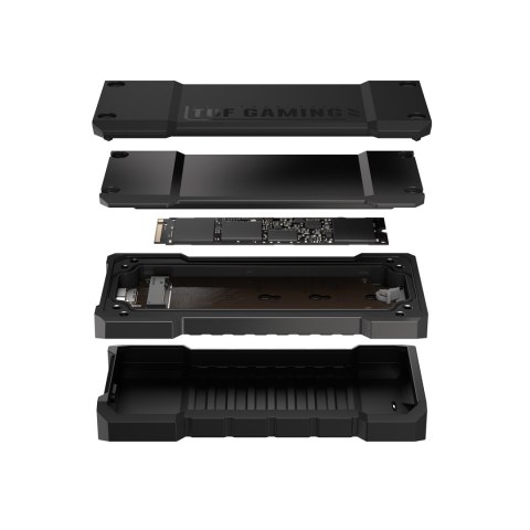 ASUS Obudowa na dysk zewnętrzny SSD Asus TUF Gaming A2 Czarny